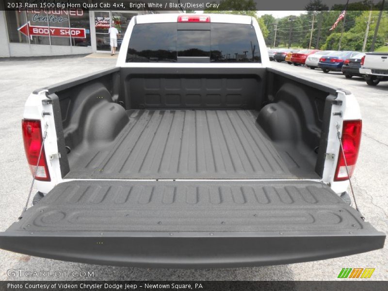 Bright White / Black/Diesel Gray 2013 Ram 1500 Big Horn Quad Cab 4x4