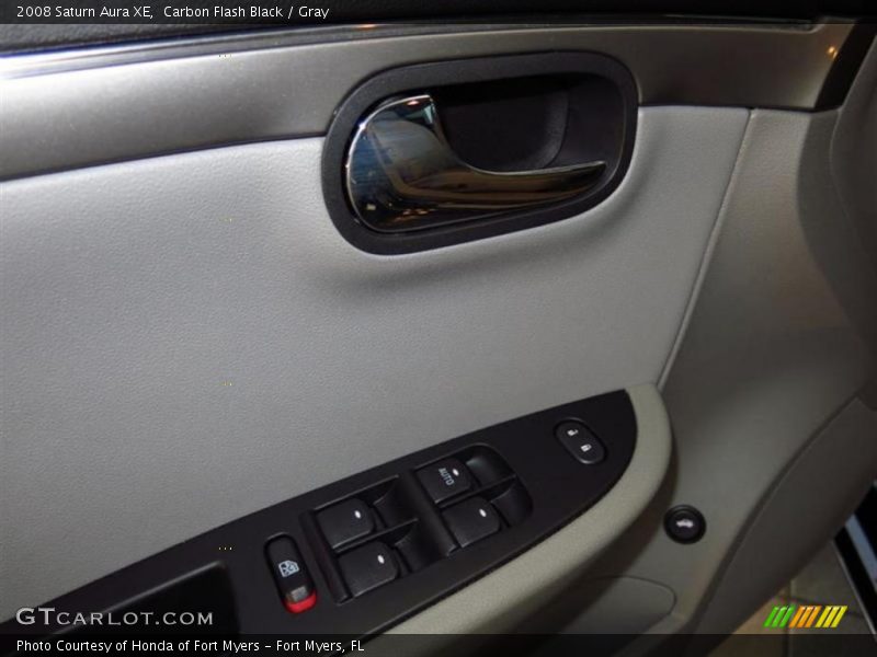 Carbon Flash Black / Gray 2008 Saturn Aura XE