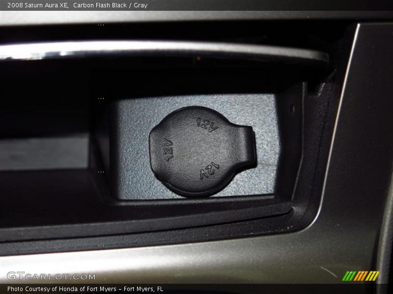 Carbon Flash Black / Gray 2008 Saturn Aura XE