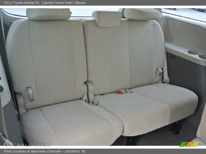 Rear Seat of 2011 Sienna V6