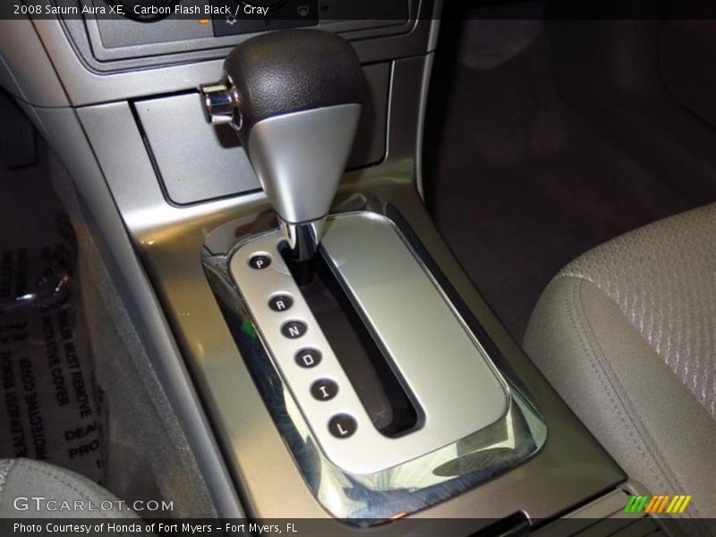 Carbon Flash Black / Gray 2008 Saturn Aura XE