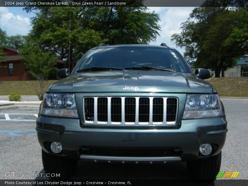 Onyx Green Pearl / Sandstone 2004 Jeep Grand Cherokee Laredo