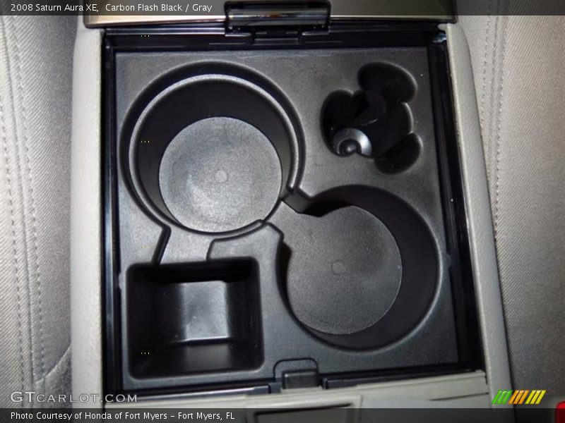 Carbon Flash Black / Gray 2008 Saturn Aura XE