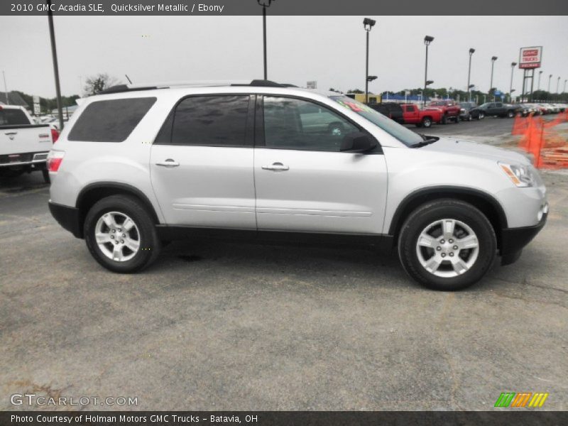 Quicksilver Metallic / Ebony 2010 GMC Acadia SLE