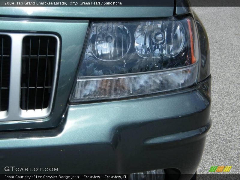 Onyx Green Pearl / Sandstone 2004 Jeep Grand Cherokee Laredo