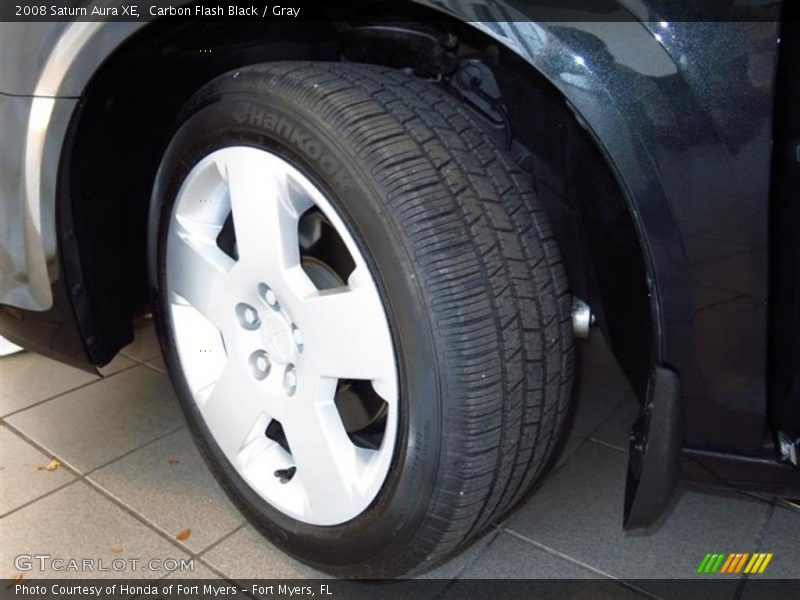 Carbon Flash Black / Gray 2008 Saturn Aura XE