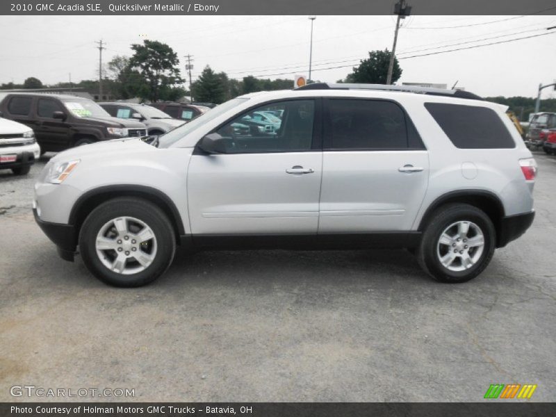 Quicksilver Metallic / Ebony 2010 GMC Acadia SLE