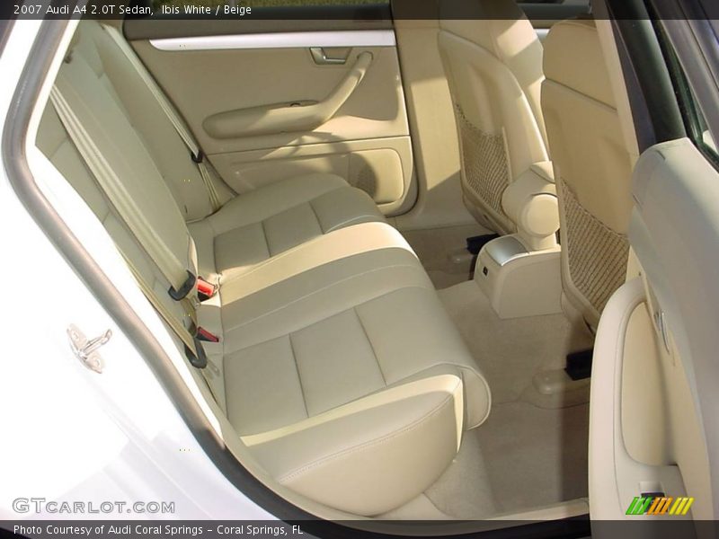 Ibis White / Beige 2007 Audi A4 2.0T Sedan