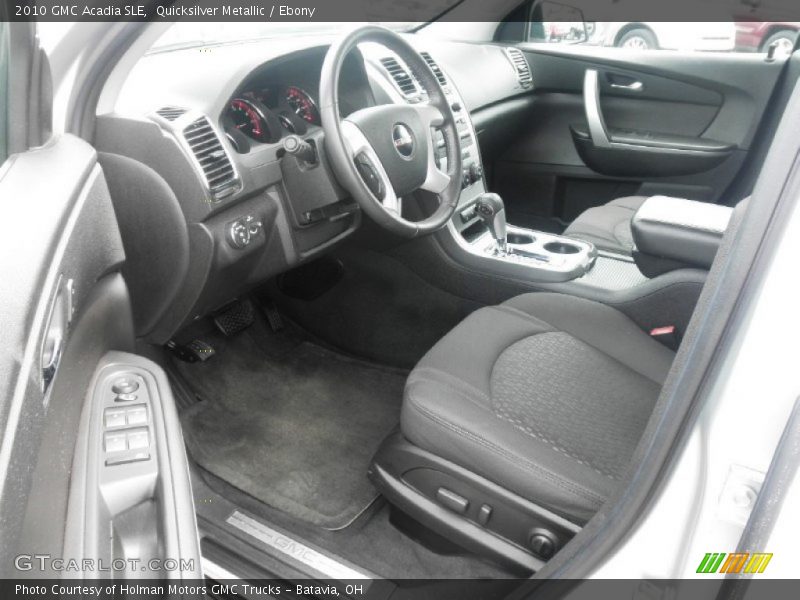 Quicksilver Metallic / Ebony 2010 GMC Acadia SLE