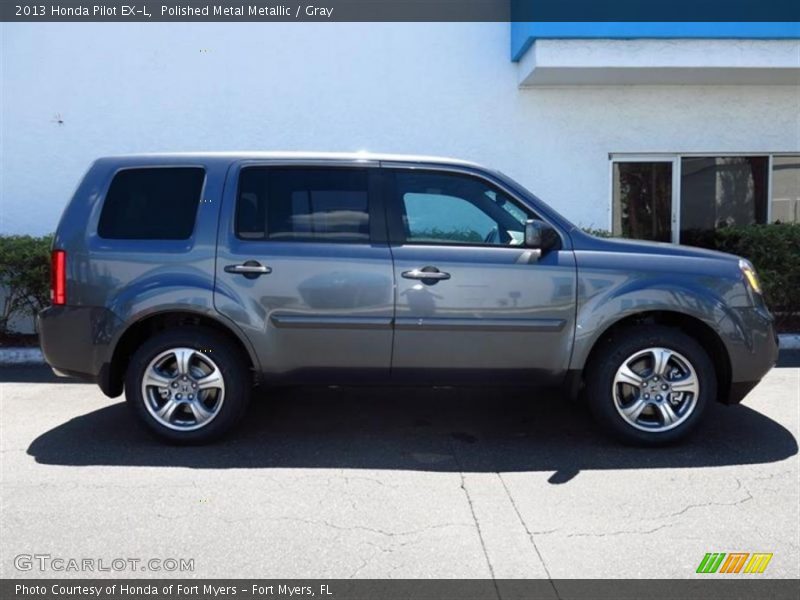 Polished Metal Metallic / Gray 2013 Honda Pilot EX-L