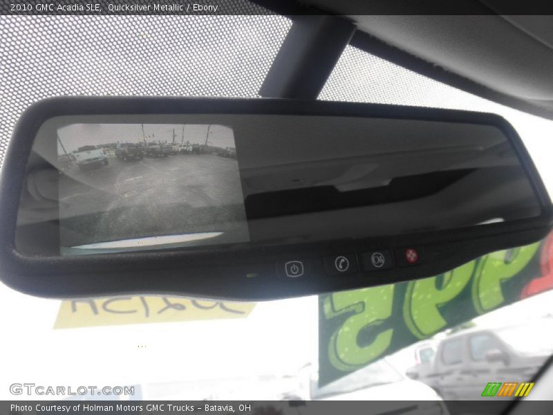 Quicksilver Metallic / Ebony 2010 GMC Acadia SLE
