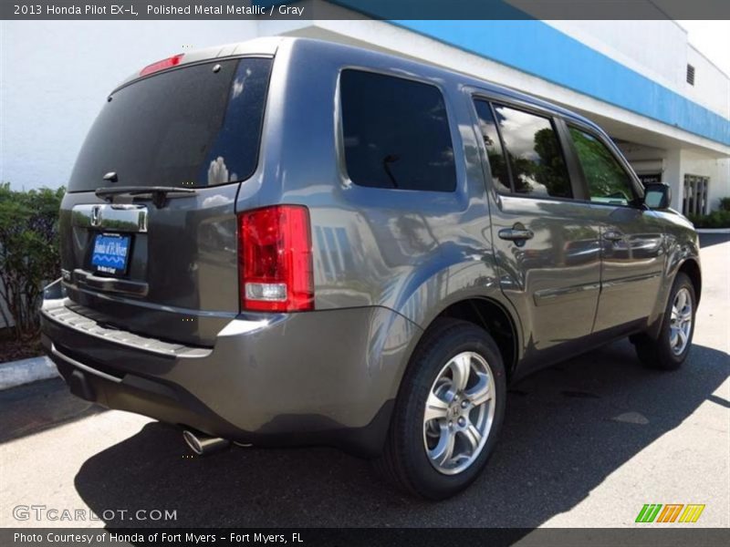 Polished Metal Metallic / Gray 2013 Honda Pilot EX-L