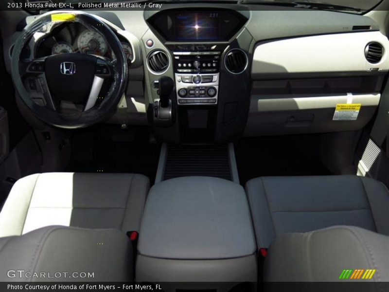 Polished Metal Metallic / Gray 2013 Honda Pilot EX-L
