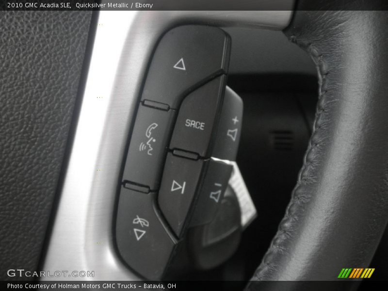 Quicksilver Metallic / Ebony 2010 GMC Acadia SLE