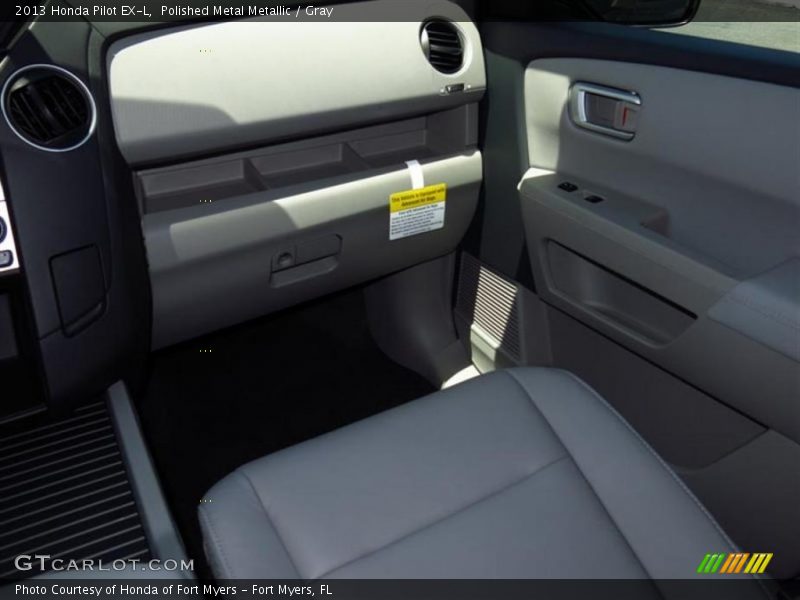 Polished Metal Metallic / Gray 2013 Honda Pilot EX-L