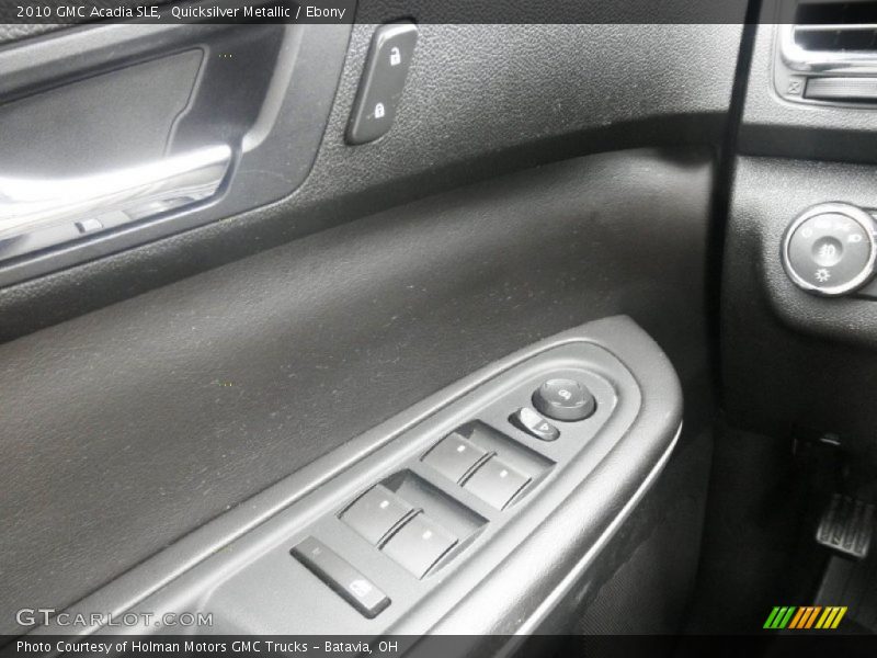 Quicksilver Metallic / Ebony 2010 GMC Acadia SLE