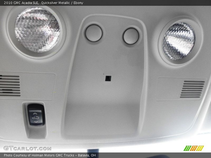Quicksilver Metallic / Ebony 2010 GMC Acadia SLE