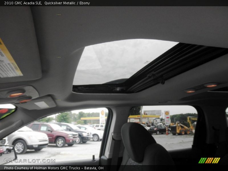 Quicksilver Metallic / Ebony 2010 GMC Acadia SLE