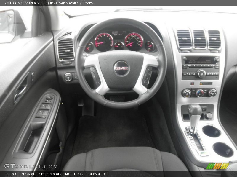 Quicksilver Metallic / Ebony 2010 GMC Acadia SLE