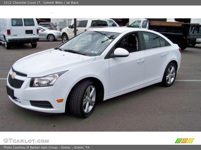 Summit White / Jet Black 2012 Chevrolet Cruze LT