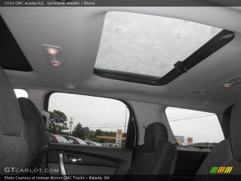 Quicksilver Metallic / Ebony 2010 GMC Acadia SLE