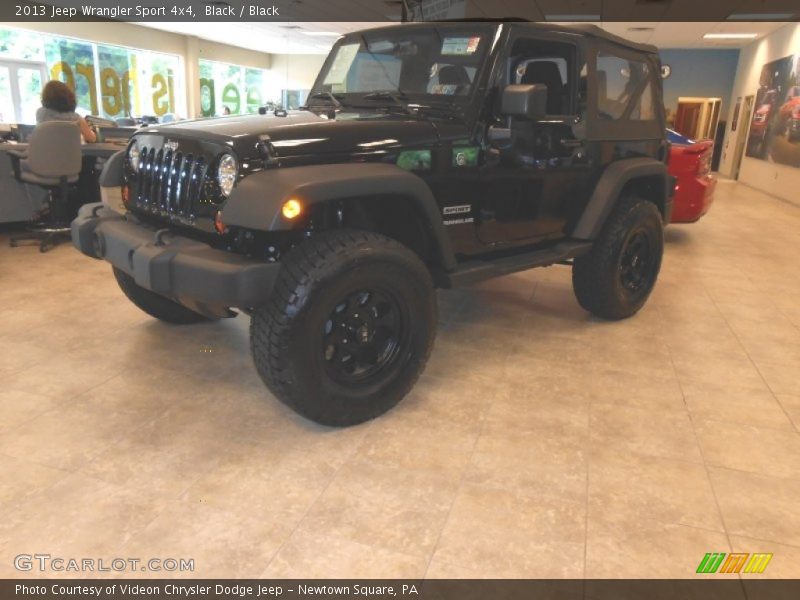 Black / Black 2013 Jeep Wrangler Sport 4x4