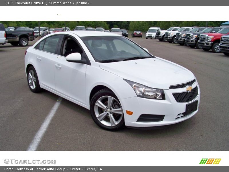 Summit White / Jet Black 2012 Chevrolet Cruze LT