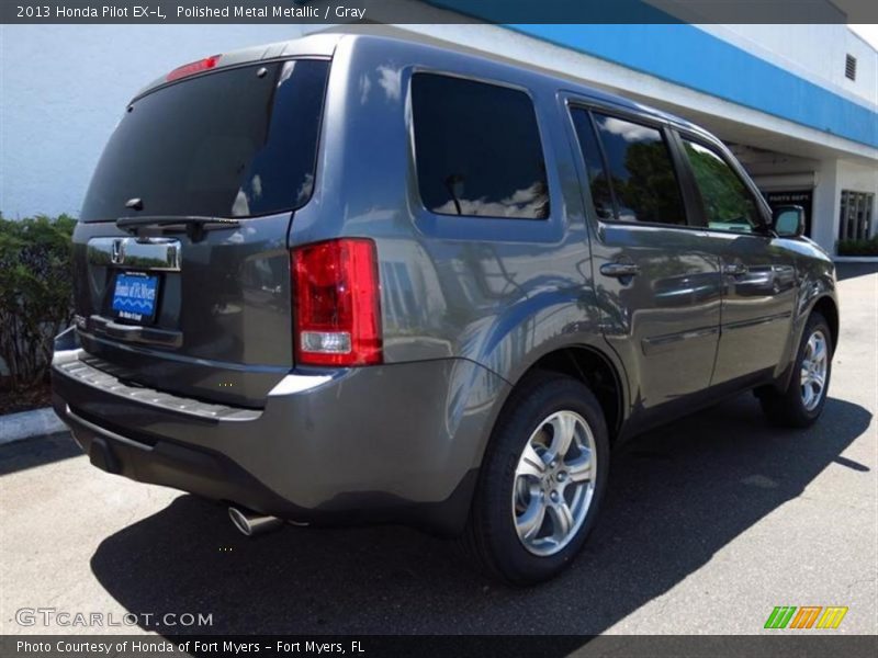 Polished Metal Metallic / Gray 2013 Honda Pilot EX-L