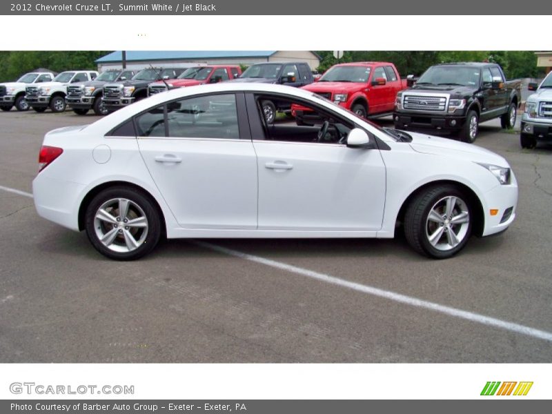 Summit White / Jet Black 2012 Chevrolet Cruze LT