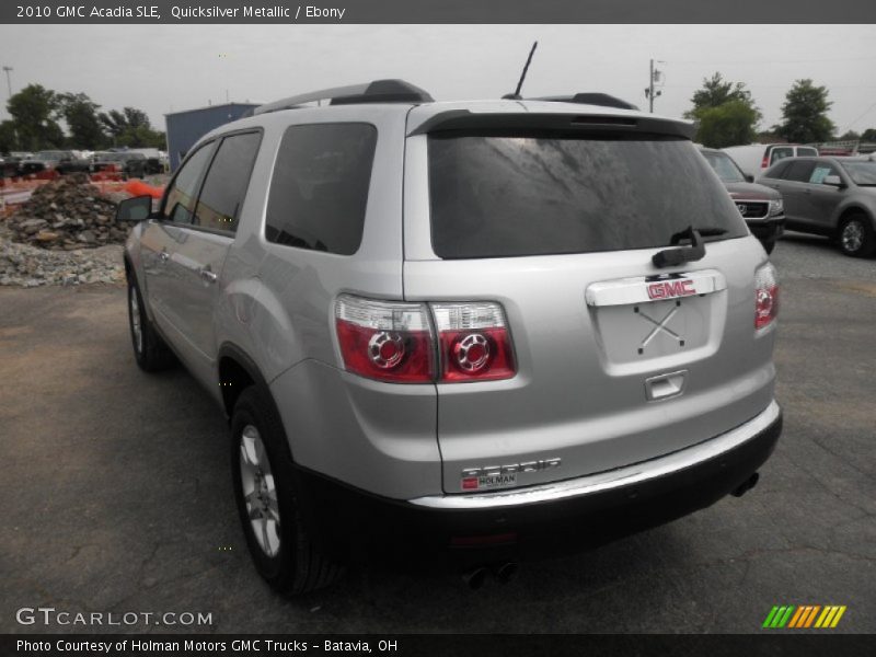 Quicksilver Metallic / Ebony 2010 GMC Acadia SLE