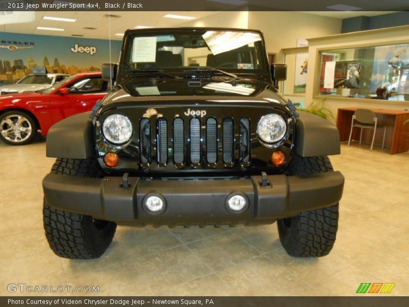 Black / Black 2013 Jeep Wrangler Sport 4x4