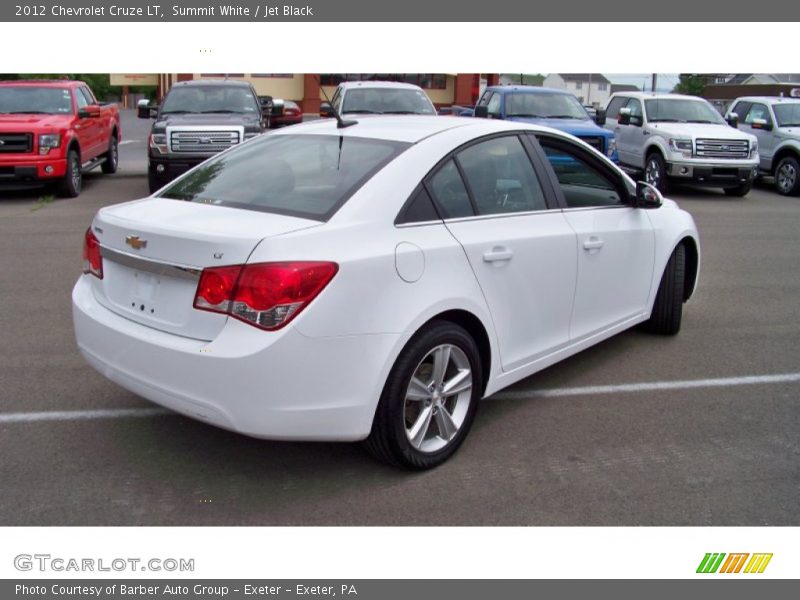 Summit White / Jet Black 2012 Chevrolet Cruze LT