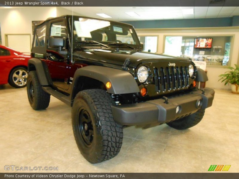 Black / Black 2013 Jeep Wrangler Sport 4x4