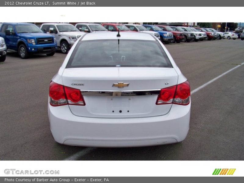 Summit White / Jet Black 2012 Chevrolet Cruze LT