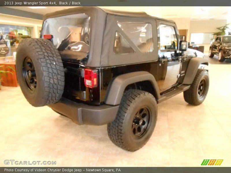 Black / Black 2013 Jeep Wrangler Sport 4x4