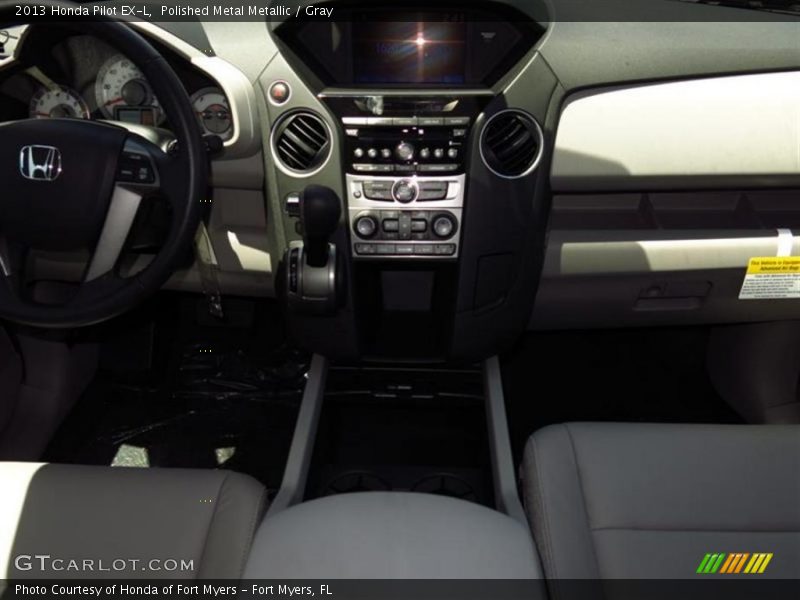 Polished Metal Metallic / Gray 2013 Honda Pilot EX-L