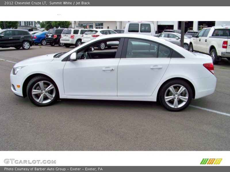 Summit White / Jet Black 2012 Chevrolet Cruze LT