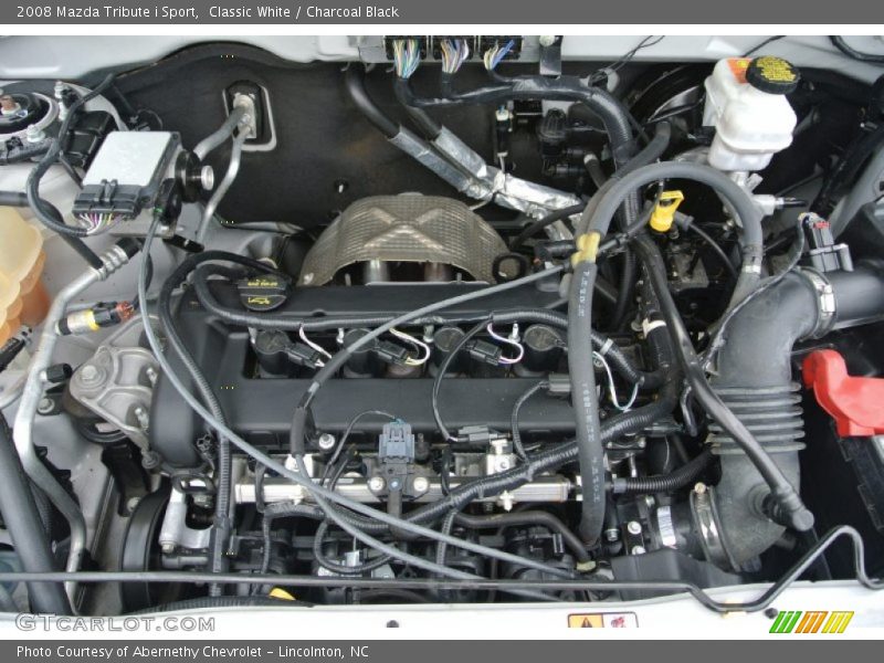 Classic White / Charcoal Black 2008 Mazda Tribute i Sport