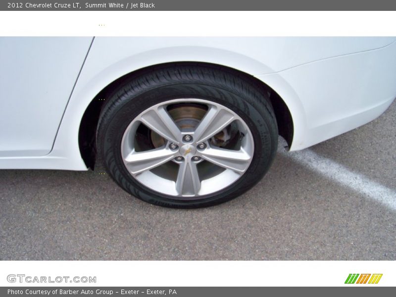 Summit White / Jet Black 2012 Chevrolet Cruze LT
