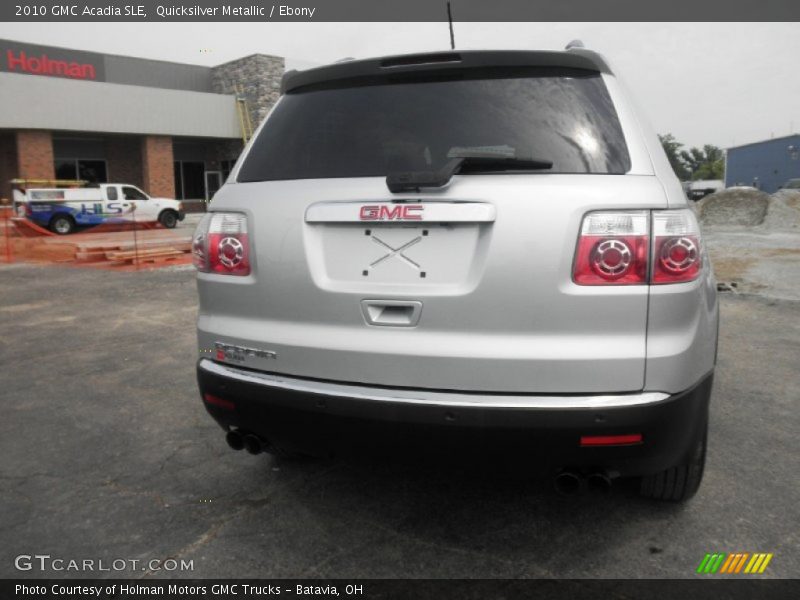 Quicksilver Metallic / Ebony 2010 GMC Acadia SLE