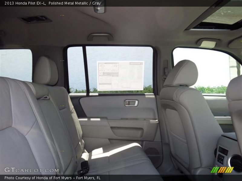 Polished Metal Metallic / Gray 2013 Honda Pilot EX-L