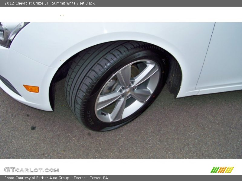Summit White / Jet Black 2012 Chevrolet Cruze LT