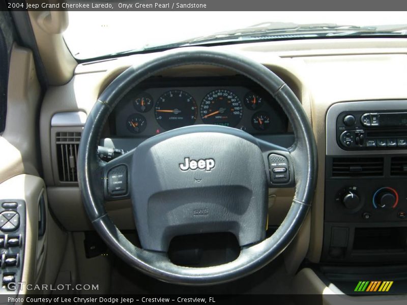 Onyx Green Pearl / Sandstone 2004 Jeep Grand Cherokee Laredo