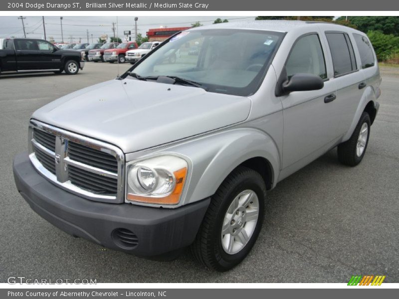 Brilliant Silver Metallic / Medium Slate Gray 2004 Dodge Durango ST