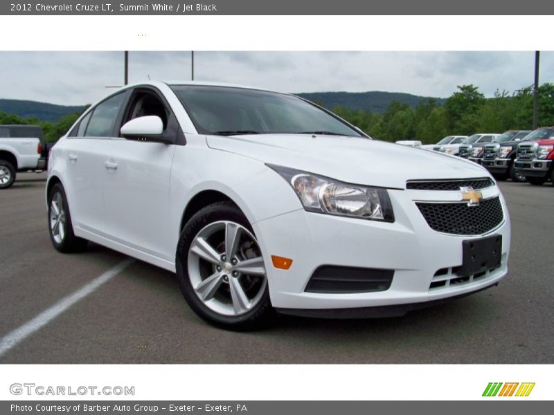 Summit White / Jet Black 2012 Chevrolet Cruze LT