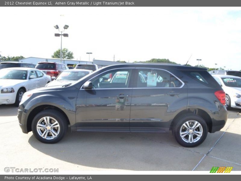 Ashen Gray Metallic / Light Titanium/Jet Black 2012 Chevrolet Equinox LS