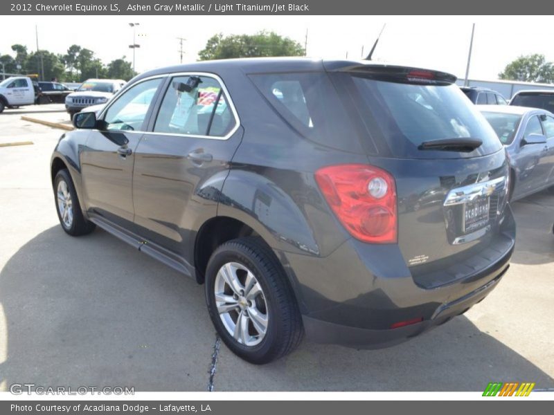 Ashen Gray Metallic / Light Titanium/Jet Black 2012 Chevrolet Equinox LS