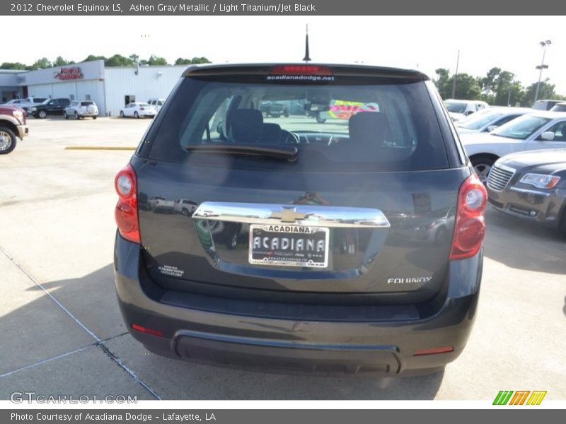 Ashen Gray Metallic / Light Titanium/Jet Black 2012 Chevrolet Equinox LS