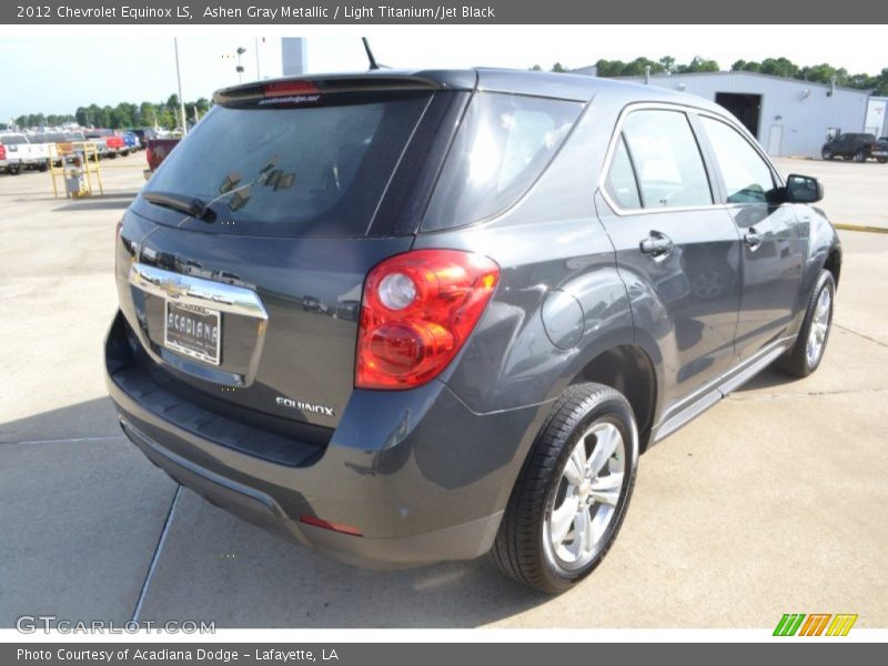 Ashen Gray Metallic / Light Titanium/Jet Black 2012 Chevrolet Equinox LS