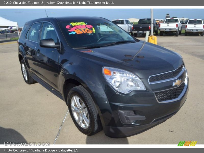 Ashen Gray Metallic / Light Titanium/Jet Black 2012 Chevrolet Equinox LS
